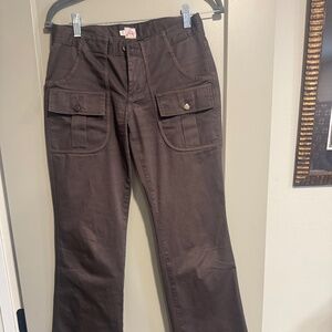 Joie Brown Cargo Pants Size 25 (Tagged 27, Fits Small)
